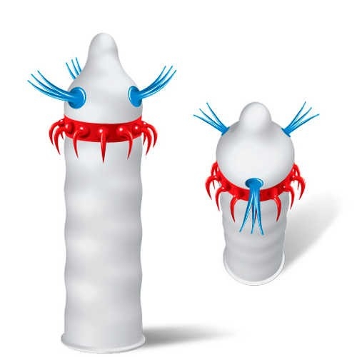 Стимулирующая насадка-презерватив "Luxe Летучий Голландец" 