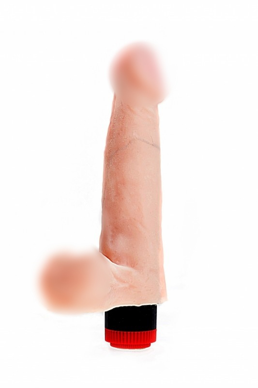 Вибратор реалистичный "Art-Style №10" с мошонкой 