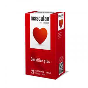Презервативы "Masculan Sensitive Plus" розовые, супер нежные, 21шт